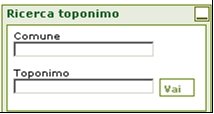 ricerca toponimo